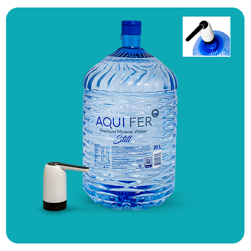 20L - Aquifer Mineral Water + Electric Dispenser